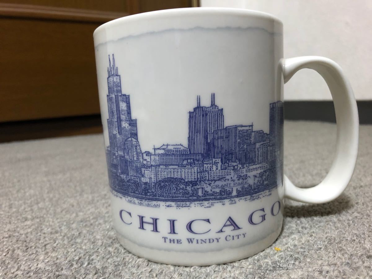 シカゴ限定品　スターバックス　マグカップ　旧ロゴ