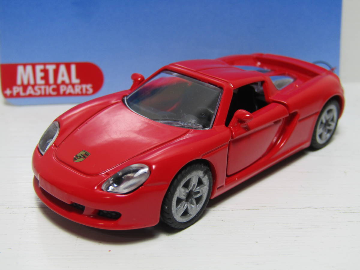 SIKU PORSHE Carrera GT 1/64 ポルシェ カレラ GT 1506 未展示品 レッド RED ジク siku 911 930 Turboの画像1