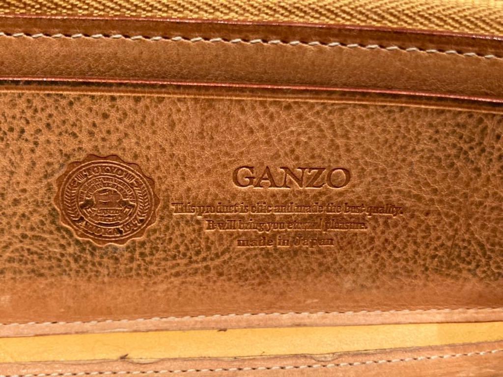 GANZO ガンゾ THIN BRIDLE シンブライドル ラウンドファスナー ロング