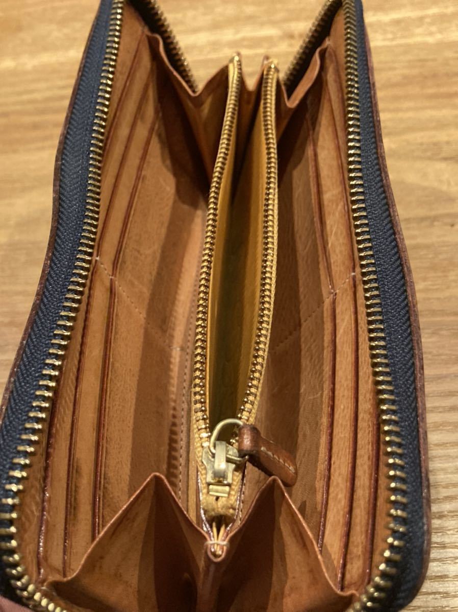 GANZO ガンゾ THIN BRIDLE シンブライドル ラウンドファスナー ロング