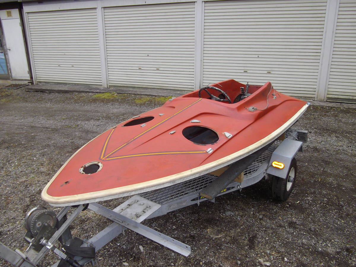 「競艇のボート モーターボート　OUTBOARD ハイドロプレーン♪　アウトボード」の画像2