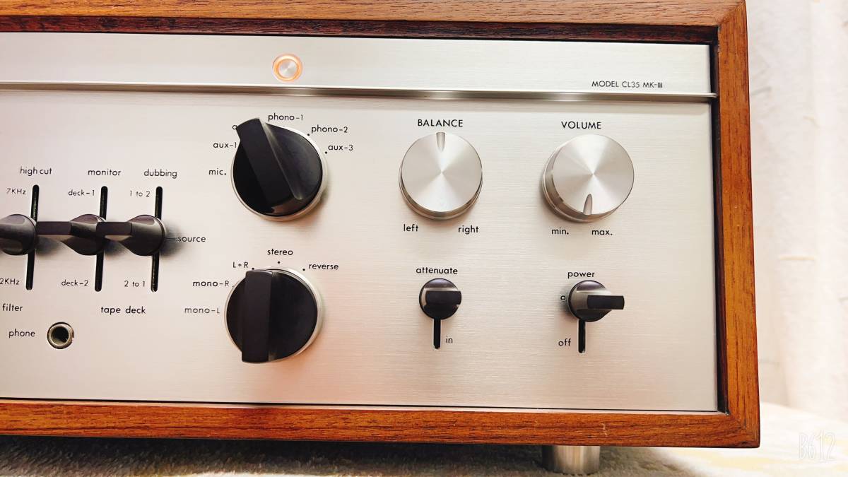 LUXMAN CL35 MK-III 真空管コントロールアンプ, 取扱説明書付き LUXMAN CL35 MK-III 真空管コントロールアンプ, 取扱説明書付き