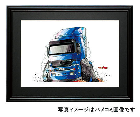 KOOLART 全品送料0円 P1289 新しいブランド メルセデス のイラスト アクトロス トラック