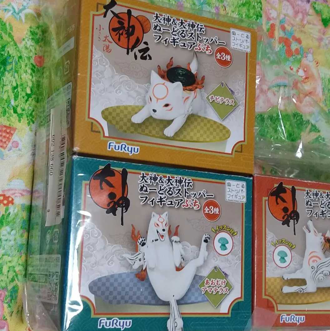 大神&大神伝 ぬーどるストッパーフィギュアぷち 3個セット | www