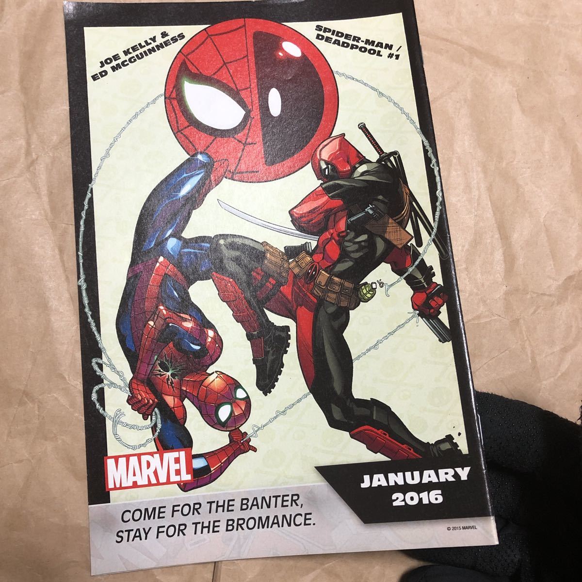 アメコミ　Spider-Man Deadpool #1　リーフ/leaf　マーベル/MARVEL　スパイダーマン デッドプール　　送料無料_画像1