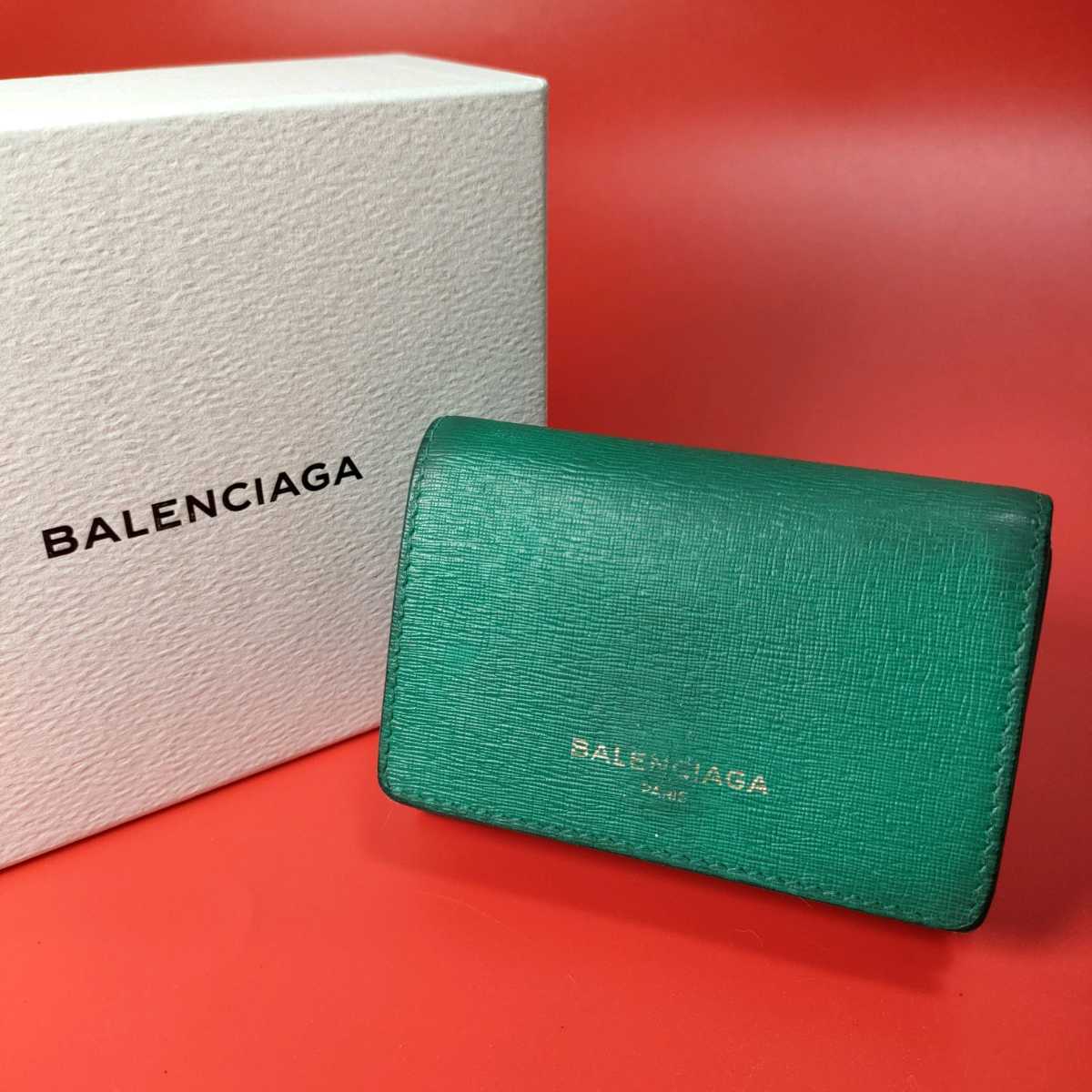 BALENCIAGA バレンシアガ 三つ折財布 エッセンシャル ミニ ウォレット