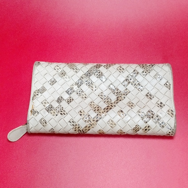 BOTTEGAVENETA ボッテガ ヴェネタ 長財布 イントレチャート アニマル
