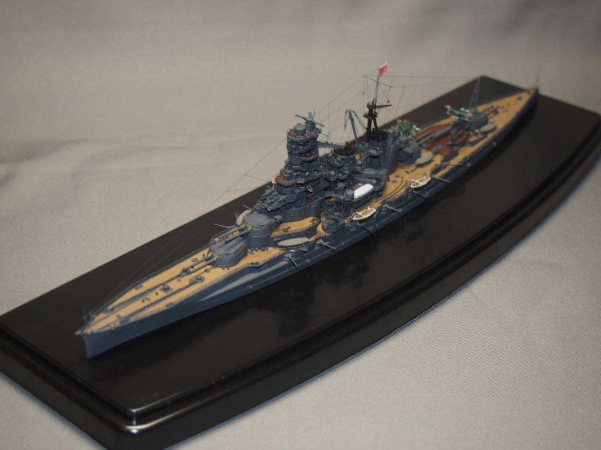 ヤフオク! ハセガワ 1/700 日本海軍戦艦「霧島」塗装済精密完成品