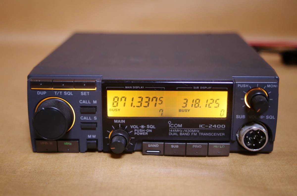 Yahoo!オークション - アイコム IC-2400 144/430MHz デュアル Yahoo!オークション - アイコム IC-2400 144/430MHz デュアル
