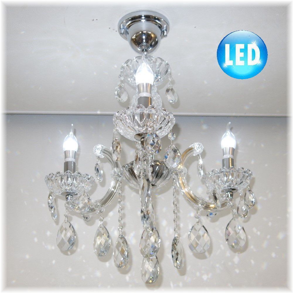 送料無料!】☆超激安即決!☆新品 キャンドル3灯 LED クリスタル