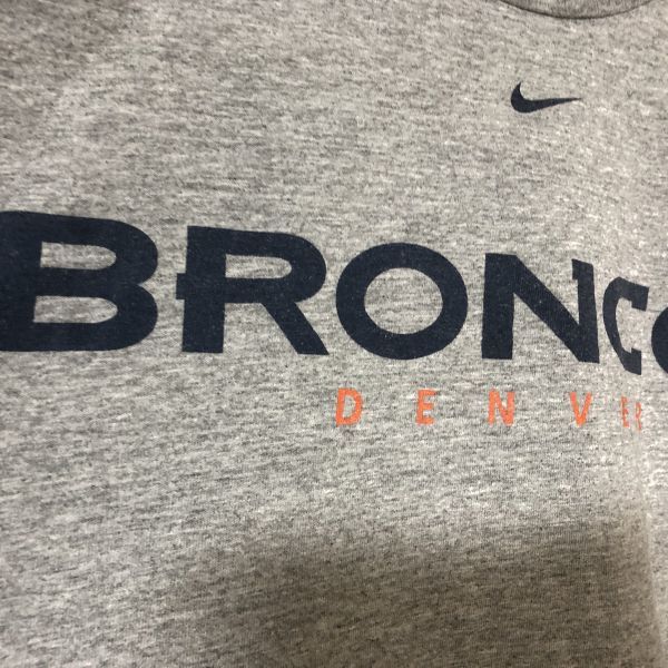 ナイキ 90s メキシコ製 NFL 半袖Tシャツ デンバーブロンコス A5 NIKE コラボ アメリカンフットボール ビンテージ スウォッシュロゴの画像9