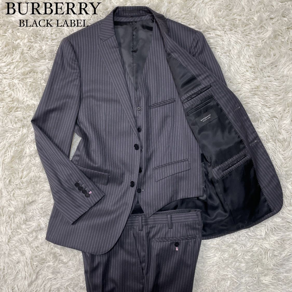 スリーピーススーツ BURBERRY BLACK LABEL - 通販 - pinehotel.info