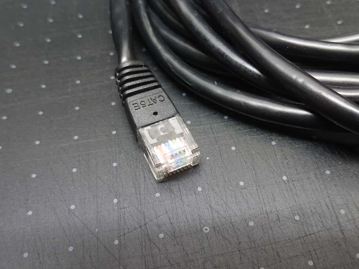 LANケーブル　3m ブラック　CAT.5 ツメ折れ　PC パソコン　デスクトップ　ノート　インターネット環境　結線に_画像7