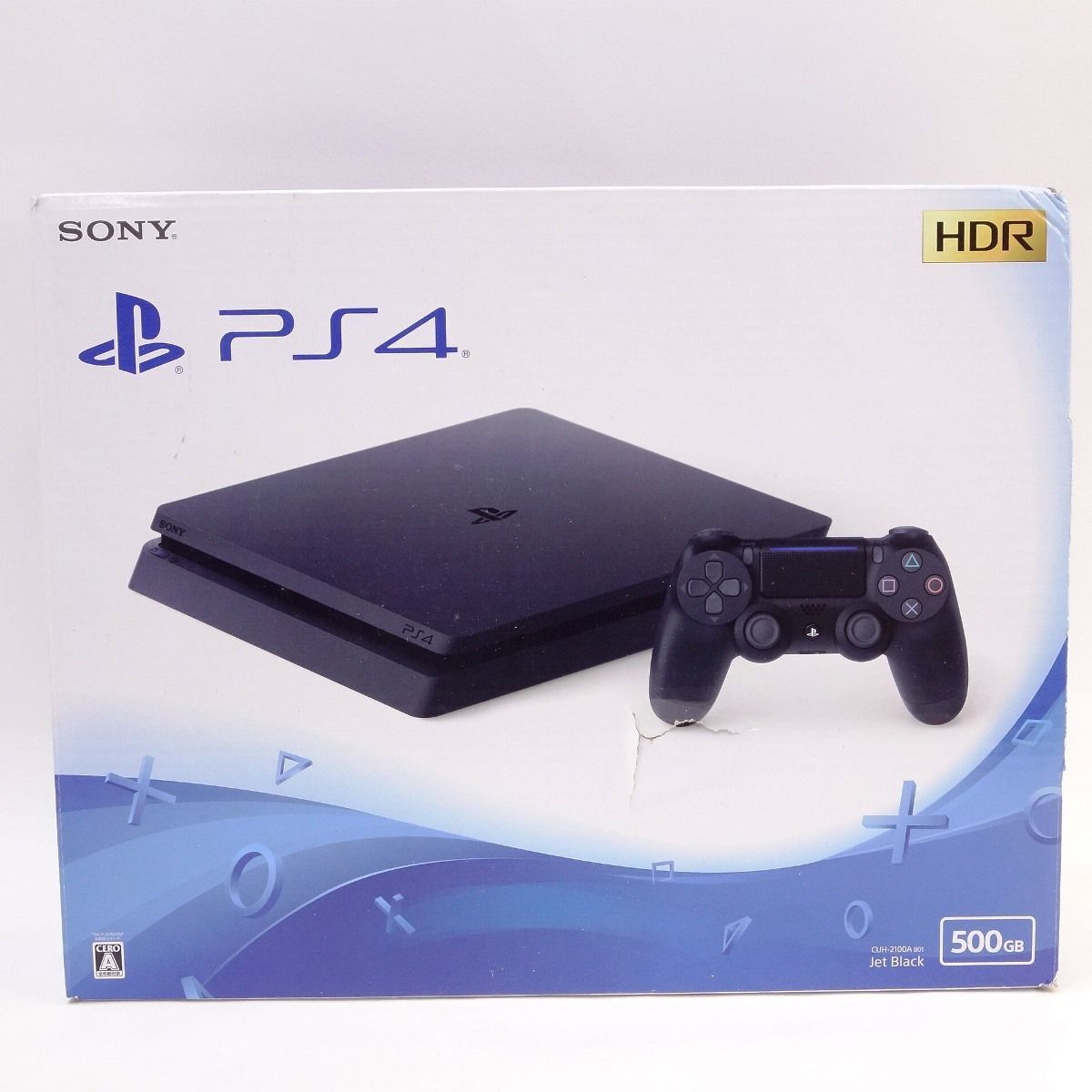 純正直営 PS4 CUH-2100A コントローラー1個付き500GB 本体 家庭用ゲーム本体