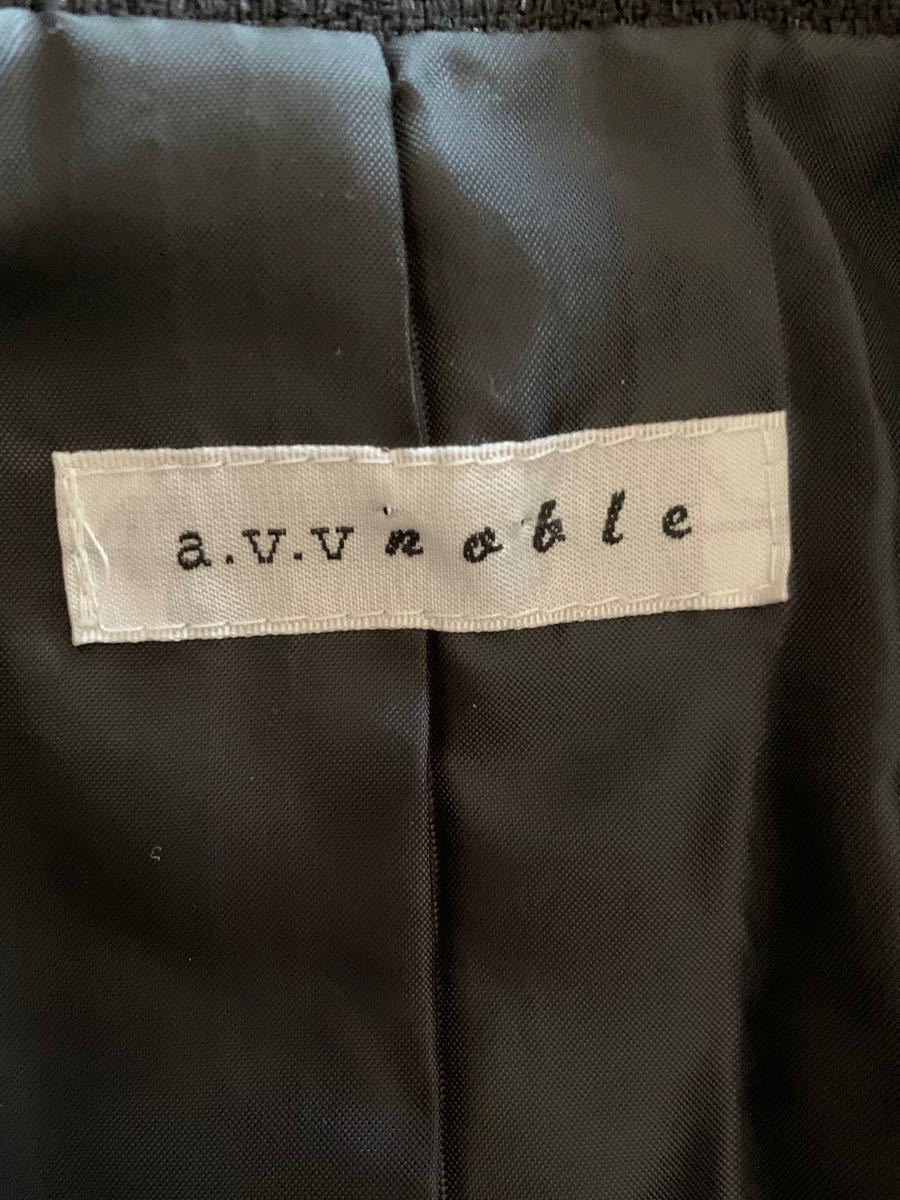 a.v.v noble セレモニースーツ　 セットアップスーツ 入学式　ラメ　テーラードジャケット　フォーマルツーピース