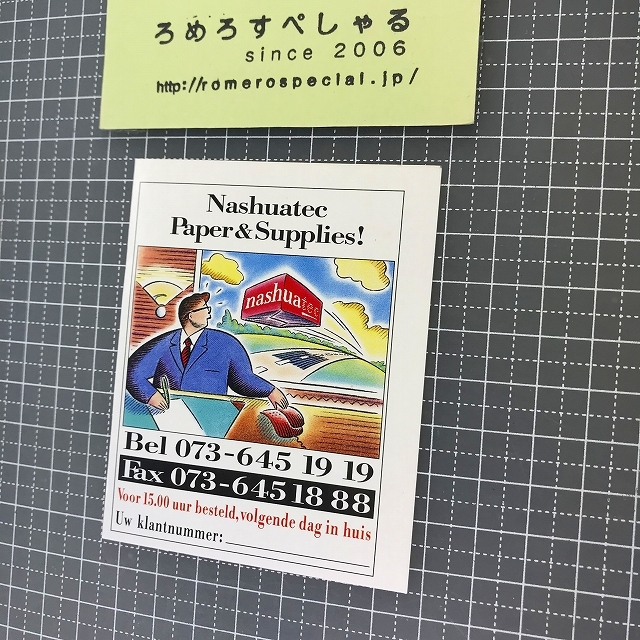 同梱歓迎●【ステッカー/シール♯699】人物《サイズ約9×7cm》【ビンテージ】_画像1