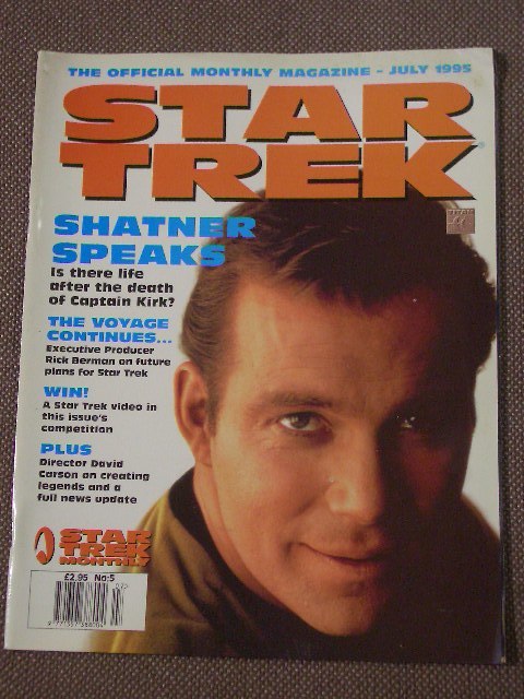 Star Trek Monthly #5 July 1995 (Titan) スタートレック専門誌の画像1