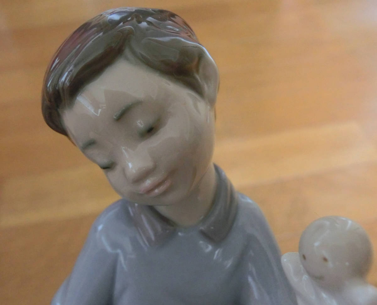 品〕 1円~ LLADRO リヤドロ 僕の友達 ６９８３ フィギュリン 陶器人形 