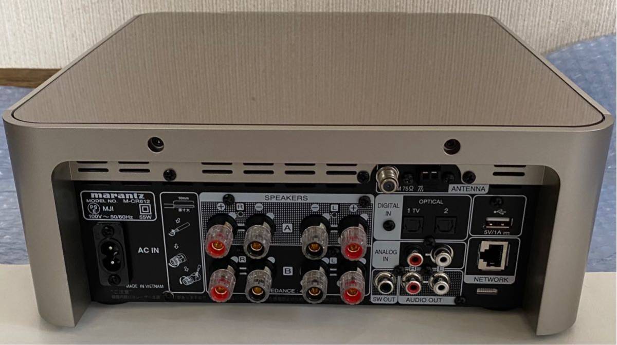 マランツ Marantz MCR612 CDレシーバー Bluetooth・Airplay2 ワイドFM