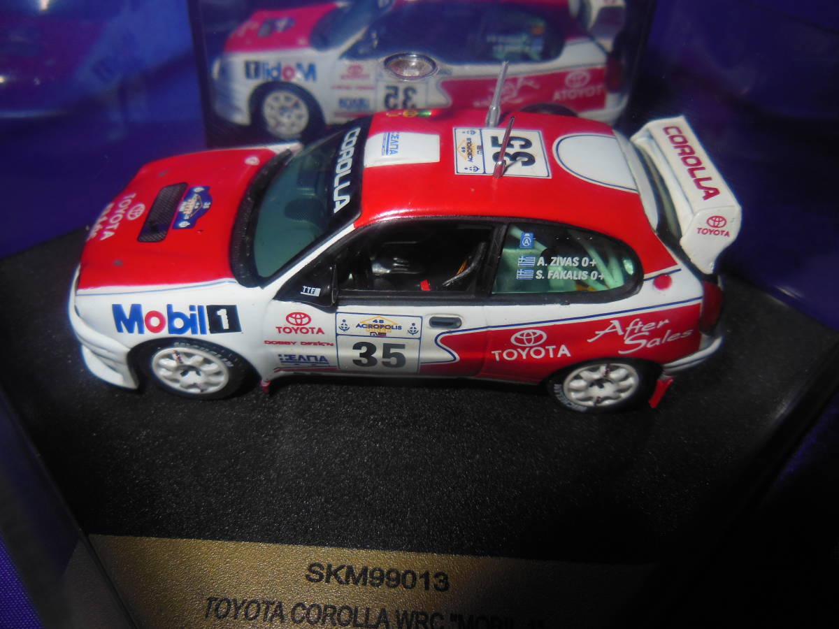 1/43　トヨタ　MOBIL 1　カローラ　WRC　アクロポリス　1998年　COROLLA　VITESSE　ビテス　SKID_画像5