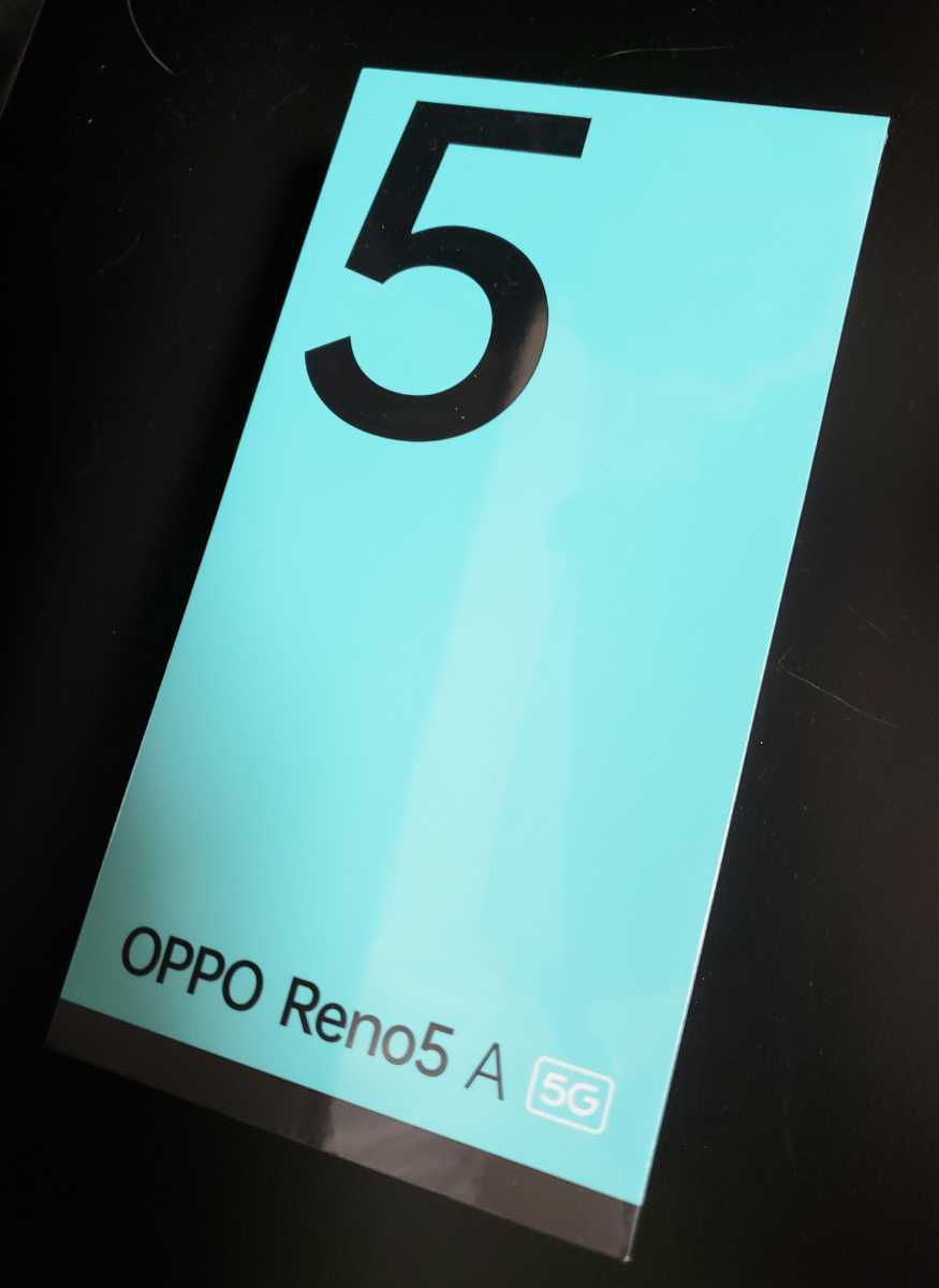 未開封新品】 OPPO Reno5 A 5G SIMフリー (eSIM対応版) シルバー