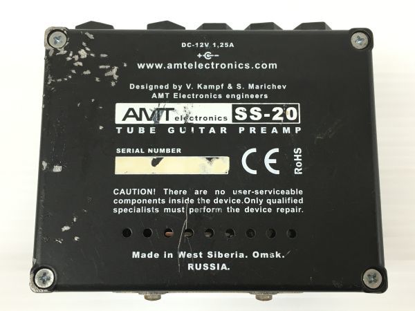 K12-505-0325-088【】AMT ELECTRONICS SS-20 チューブギタープリアンプ
