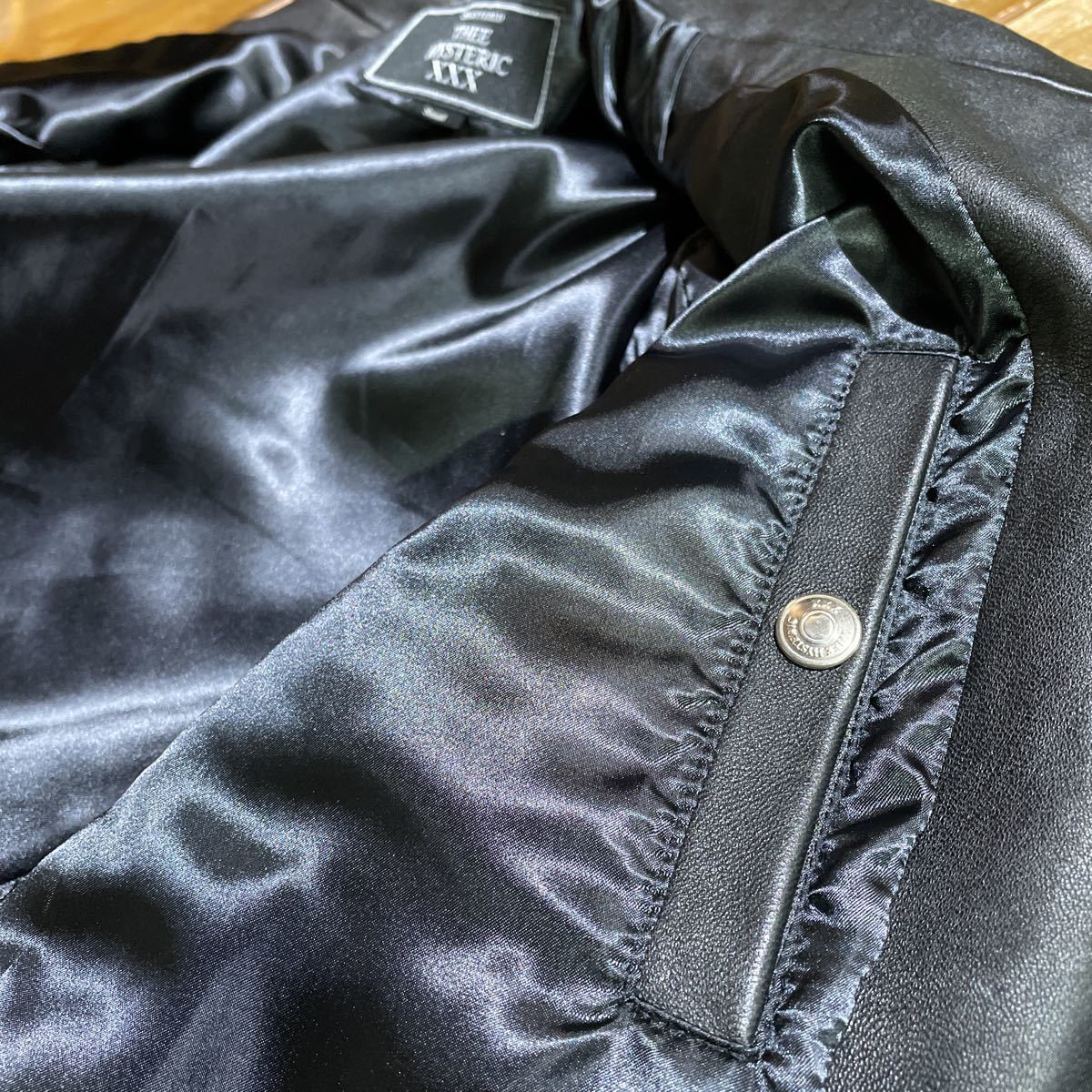THEE HYSTERIC XXX ジィ ヒステリック トリプルエックス シングルライダースジャケット ハラコレザージャケット 06213LB02 20220303_画像7