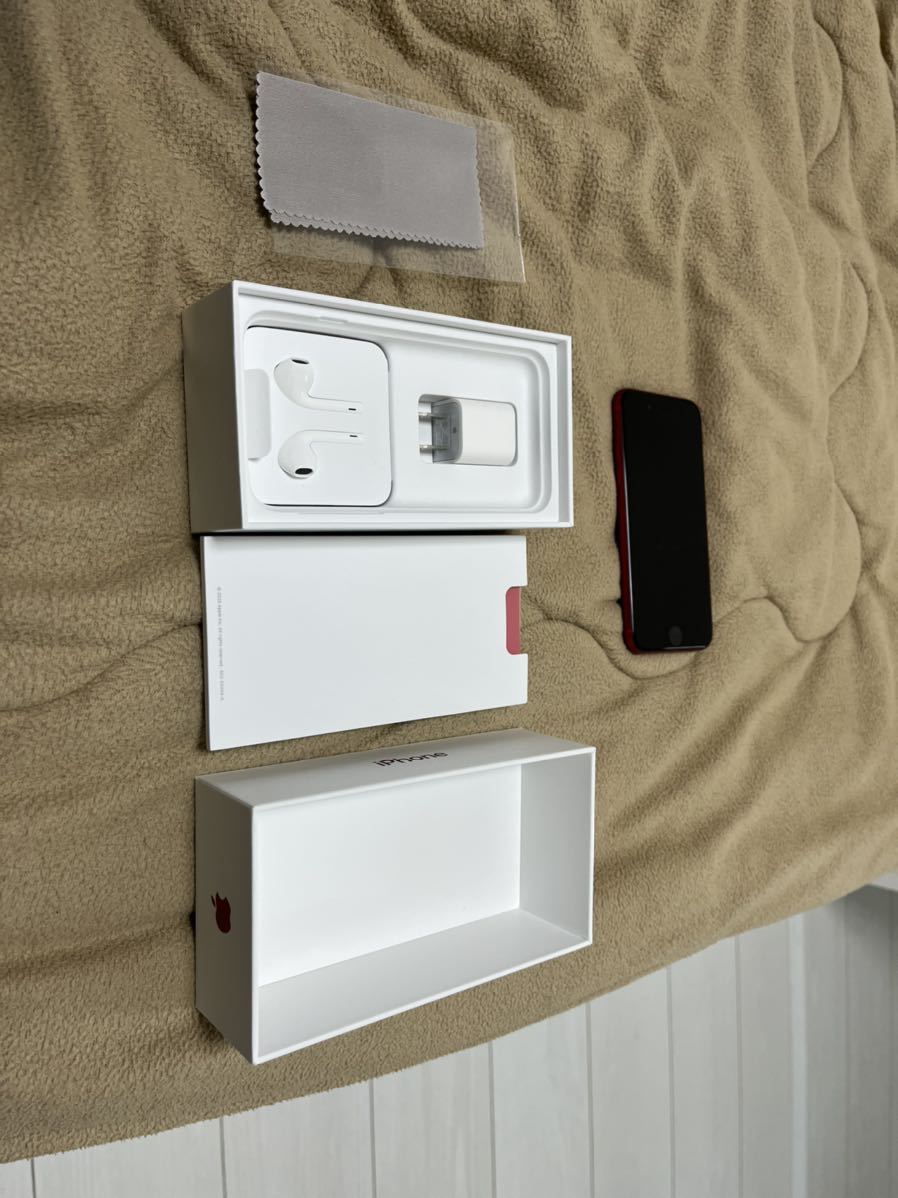 iPhone SE 2 (第2世代)64GB SIMロック解除済 赤 レッド RED 動作品 美