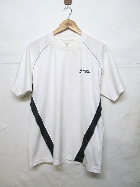 asics アシックス Tシャツ 半袖 白 L b14085 日本最級