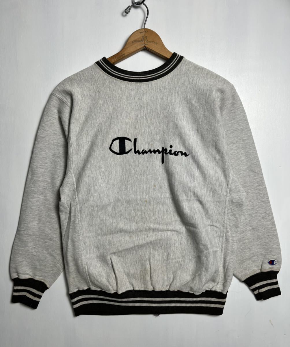 90s Champion vintage sweat リバースウィーブ 両面 ☆アウトレット