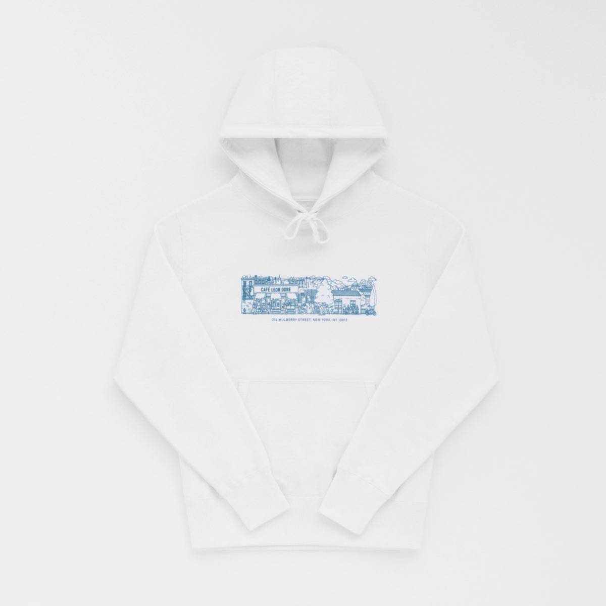 Cafe Leon Dore HOODIE XL White Aime Leon Dore エイムレオンドレ フーディー パーカー ホワイト