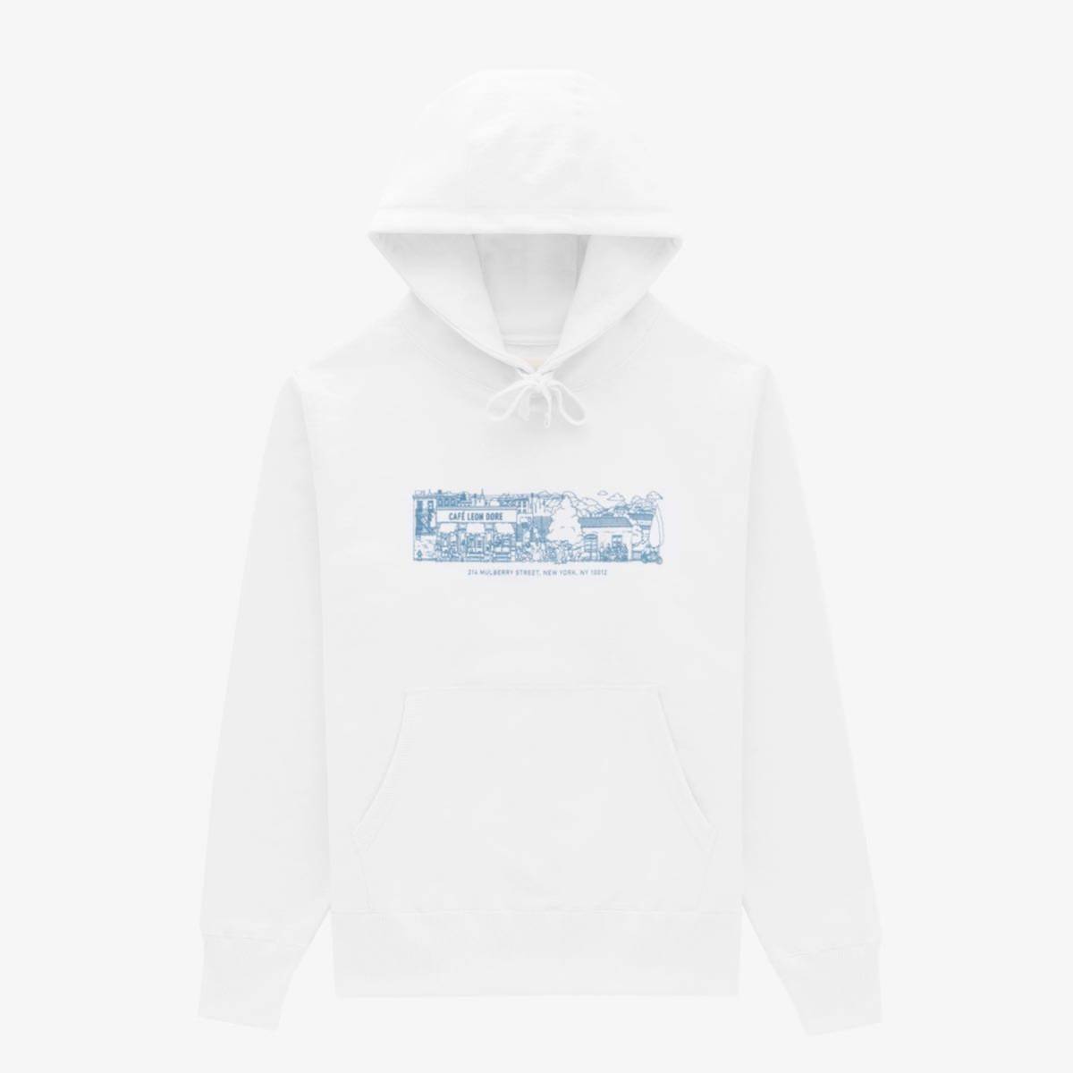 Cafe Leon Dore HOODIE XL White Aime Leon Dore エイムレオンドレ フーディー パーカー ホワイト