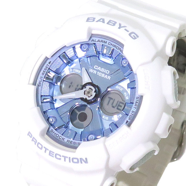 【新品本物】★カシオ CASIO 腕時計 BA-130-7A2 Baby-G クォーツ ライトブルー ホワイト [レディース]