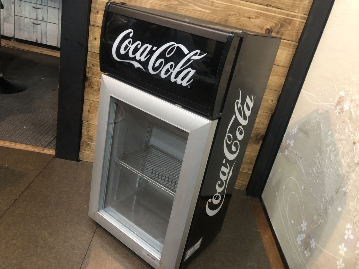 コカ・コーラ ショーケース コカコーラ冷蔵庫 ショーケース冷蔵庫 Coca Cola LED 希少 ガレージやアンティーク１円スタート売り切り!!
