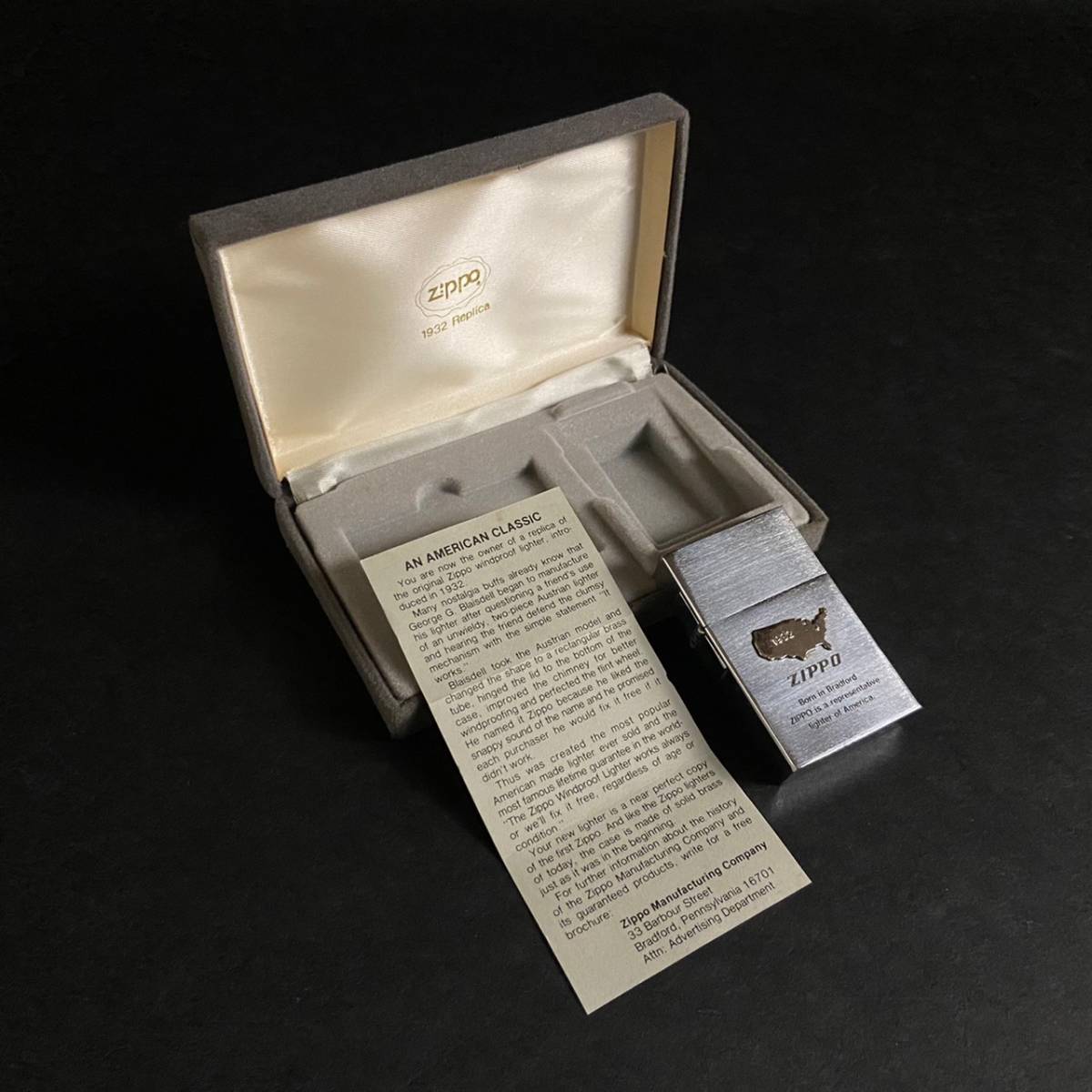 An American classic ZIPPO ジッポー 1932 Replica ジッポーライター