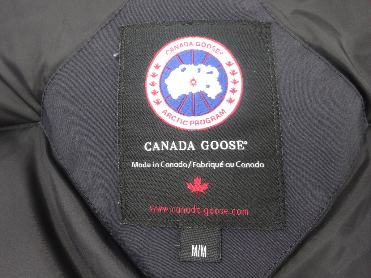 CANADA GOOSE/ Canada Goose jasper M размер 3435JM темно-синий внутренний стандартный мужской [ б/у ]