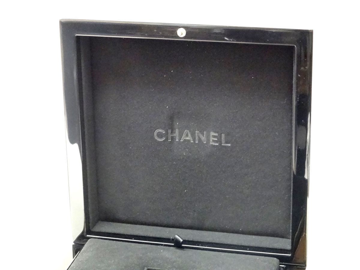  гарантия есть / редкость Chanel (CHANEL) черепаха задний бриллиантовая оправа (H1187) для очень большой оригинальный часы кейс для хранения box сохранение коробка / пустой коробка / несессер 