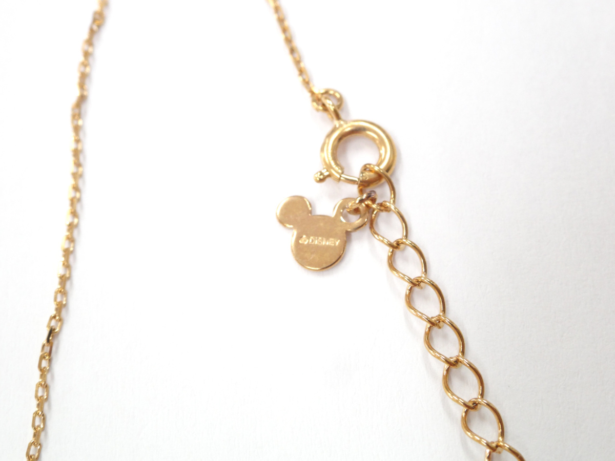 [ unused ]sa man sa Tiara Mini - necklace rose quartz Heart silver ( pink gold color ) sterling Disney limitation collaboration 