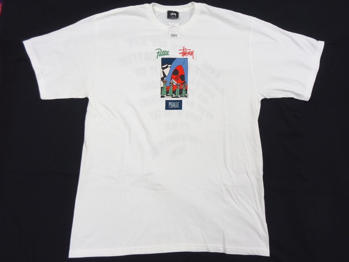 3年保証』 PIGALLE × Patta × ステューシー XL【未使用タグ付】STUSSY