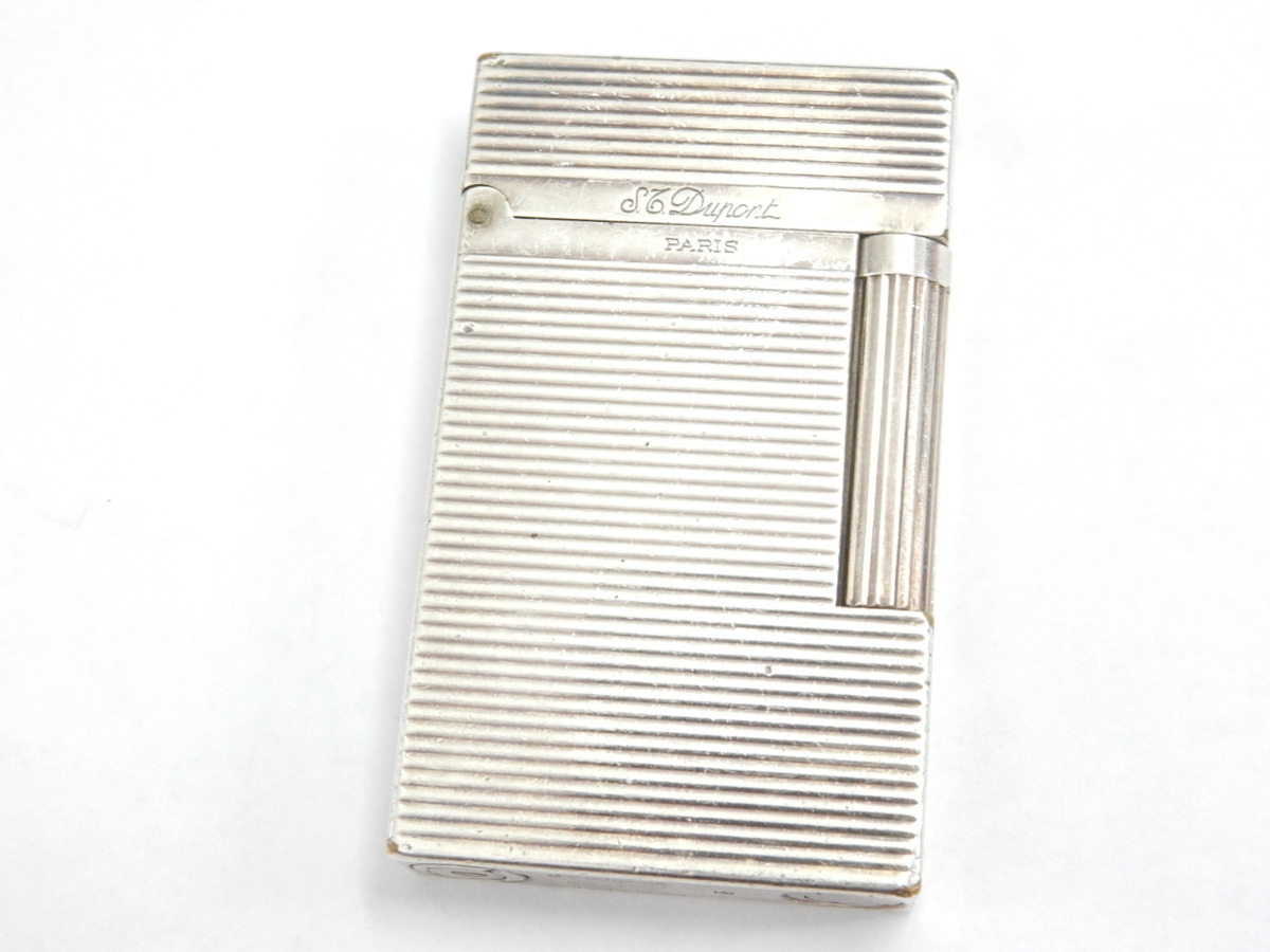 デュポン S.T.Dupont ライン2 ライター シルバー ローラー ボーダー