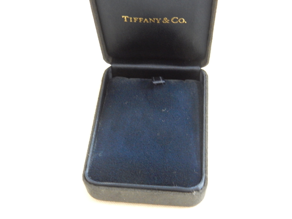 ティファニー Tiffany & Co. ジュエリー 純正 保管ケース 3点セット スエード調/ブラック×ブルー リング/指輪 ネックレス/ペンダント_画像5