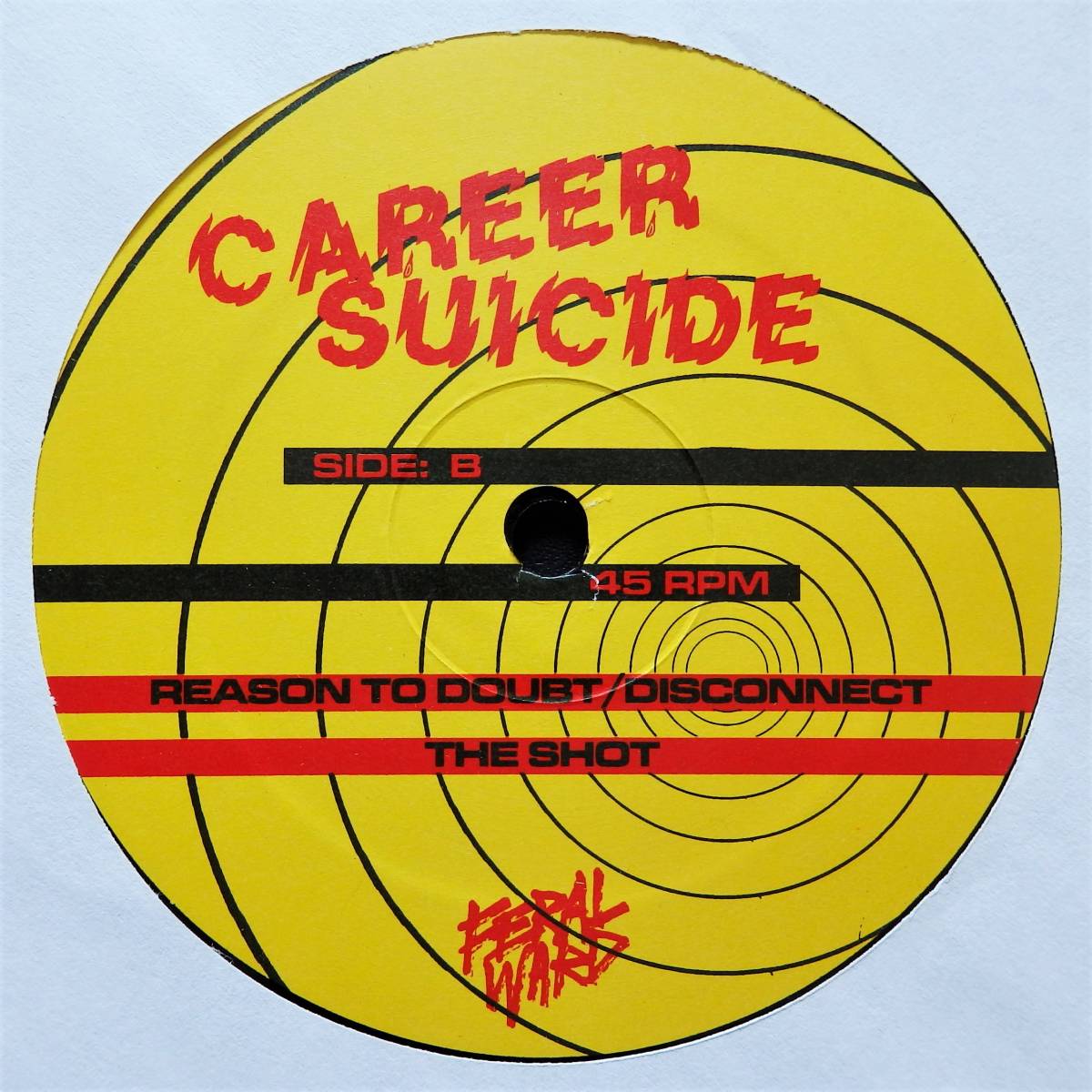 【2005年12”EP/カナダ産USスタイルオールドスクールハードコア】CAREER SUICIDE/Invisible Eyes_画像5