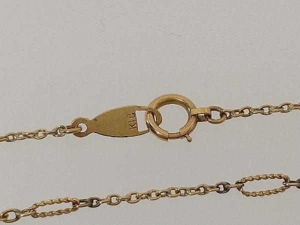 K18 切子チェーンネックレス 2.8g 40cm 切り子 18K 18金 ゴールド