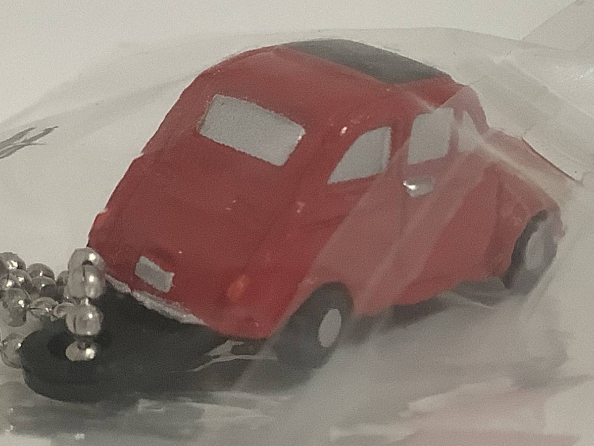 フィアット FIAT 500F チンクエチェント ヒゲグリル 1965年式~ 1/130 約2.4㎝ ストラップ キーホルダー ミニカー ルパン三世 送料￥120 R_画像2