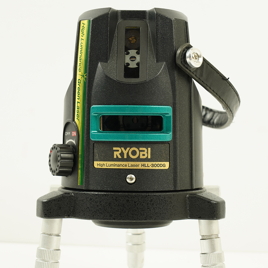 RYOBI リョービ レーザー墨出し器 HLL-300DG 受光器LR-120G付き RYOBI リョービ レーザー墨出し器 HLL-300DG 受光器LR-120G付き