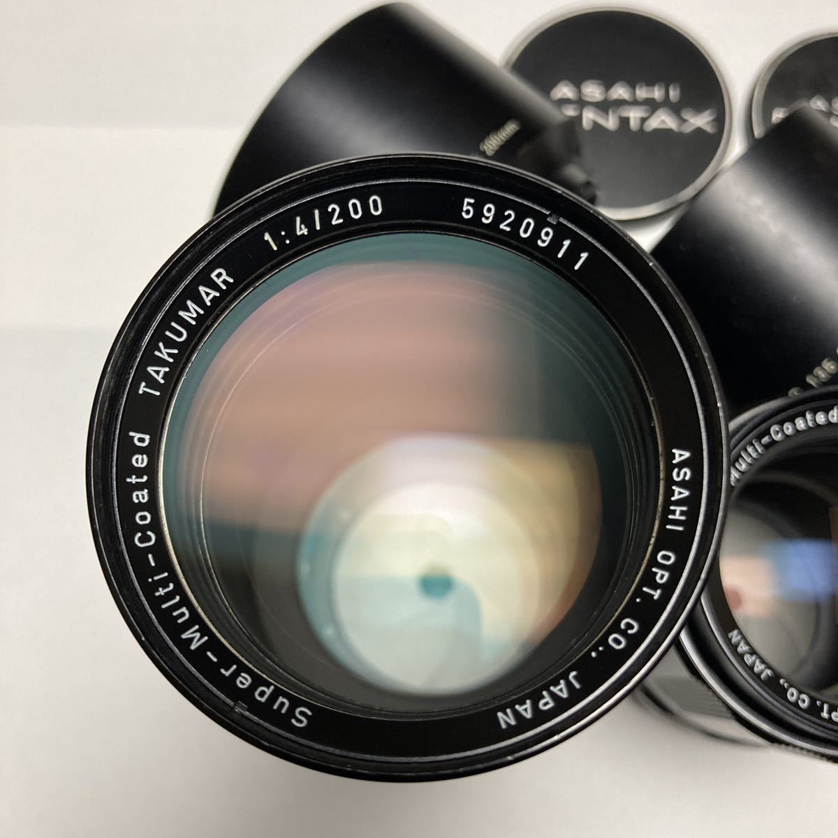 サイン・掲示用品 パネル 美品 TAKUMAR 135\u0026200 2本セット PENTAX