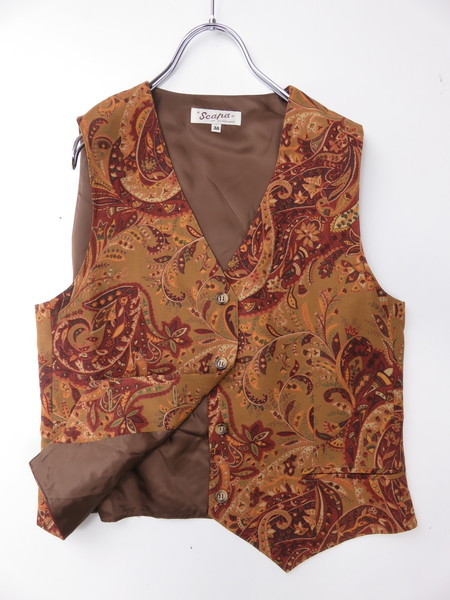 SCAPA Scapa spring the first summer autumn the best gilet peiz Lee pattern tea 38 M