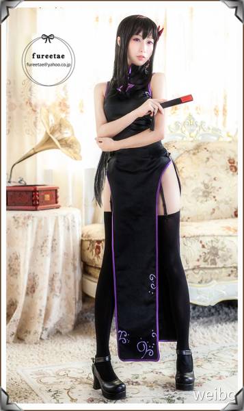 コスプレ衣装魔法少女まどか☆マギカ☆暁美ほむら☆チャイナドレス
