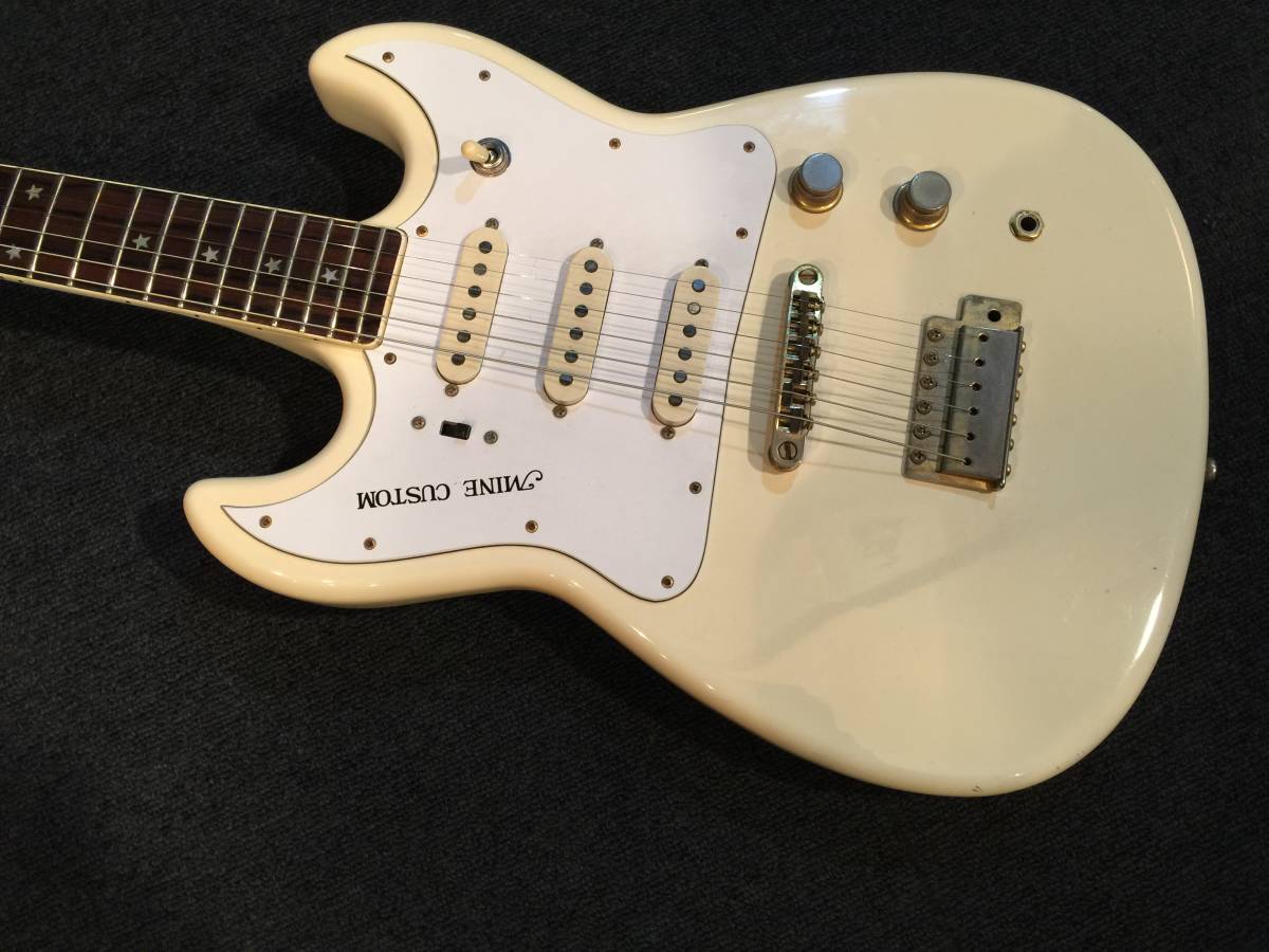 No.014122 レア!Guyatone LG-780 MINE CUSTOM WHT/R