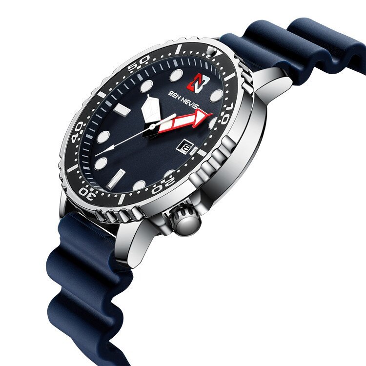 【日本未発売品】最落なし【BEN NEVIS】最新モデル 腕時計 プロマスター Quartz ブルー オマージュwatch_画像2